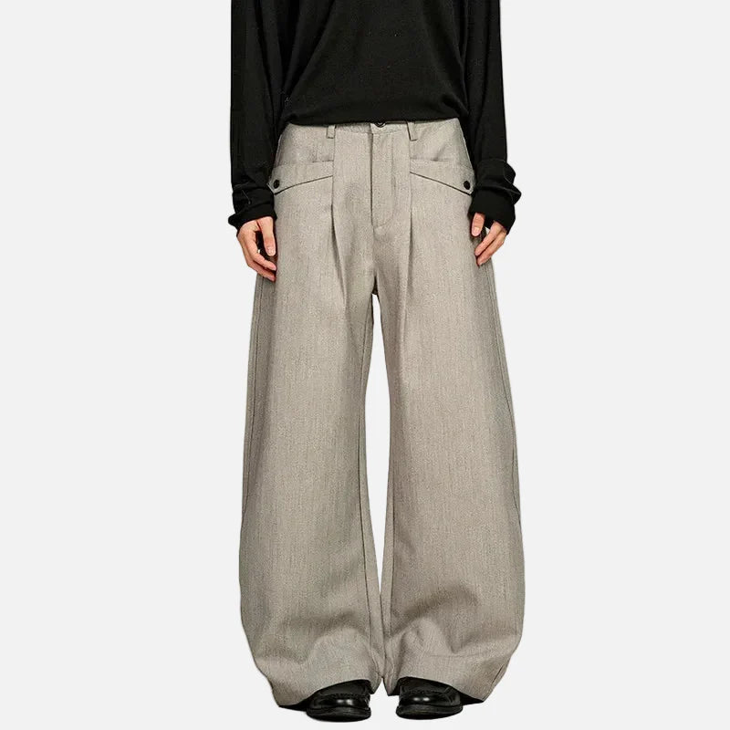 Double Pleat Heritage Trousers