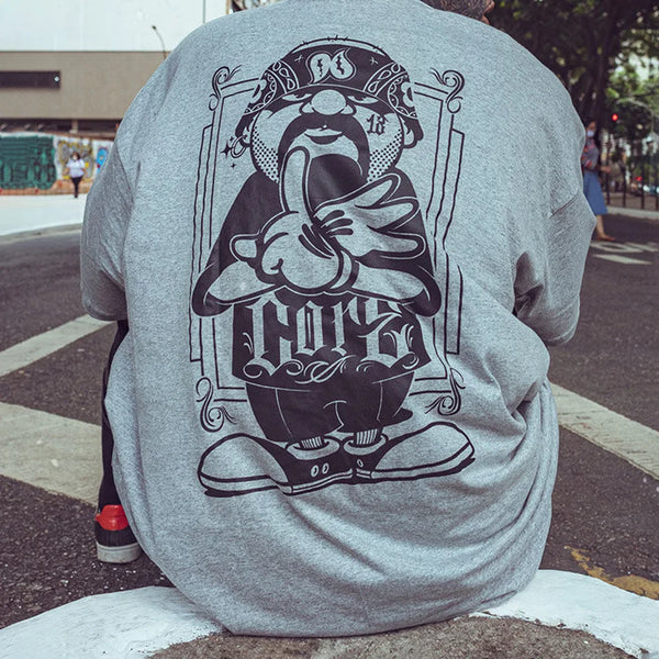 Print Tattoo Hop Hip Snuggle-Ready T-Shirt