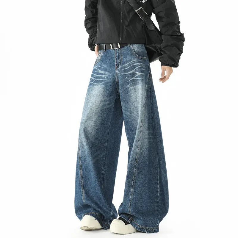 Heritage Mosaic Relaxed Bell Leg Denim