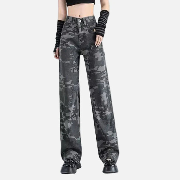 2000s Woodland High Waisted Bell Leg Denim