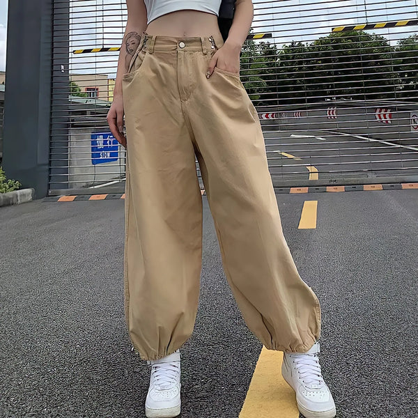 Y2K Relaxed Harem Street Pants