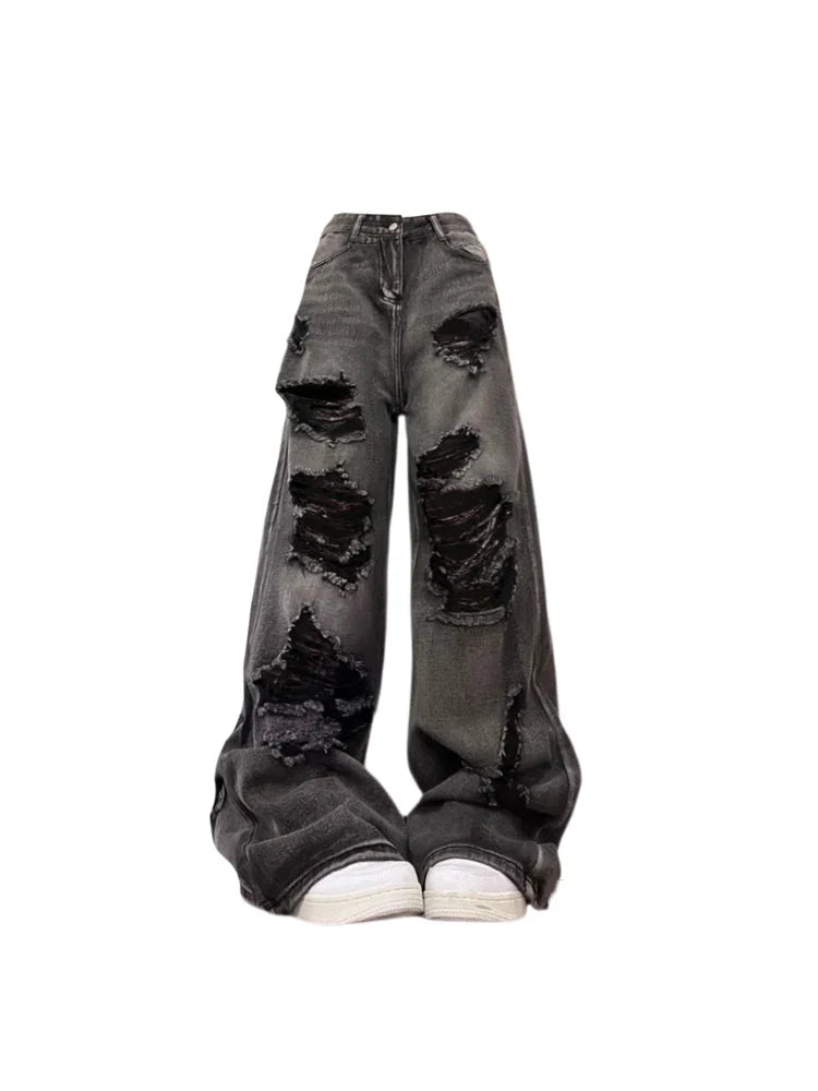 Heritage Oversized Cutting Torn Denim