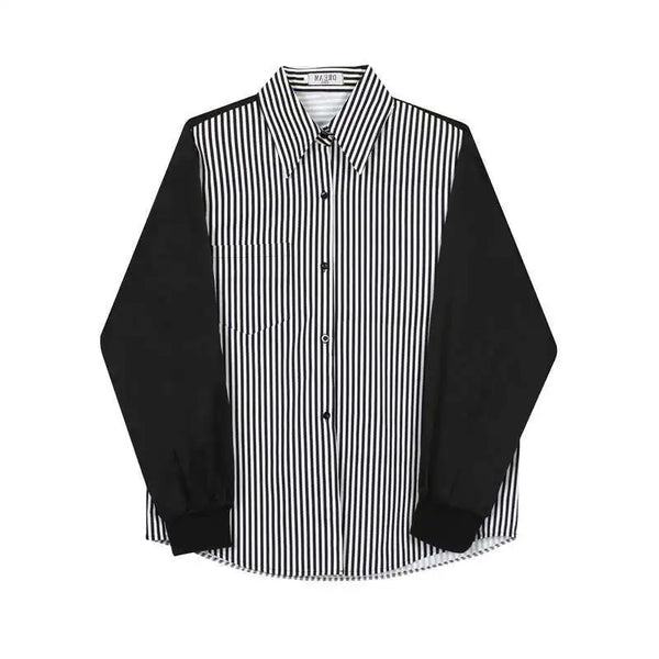 Mens Bold Colorblock Long Sleeve Top