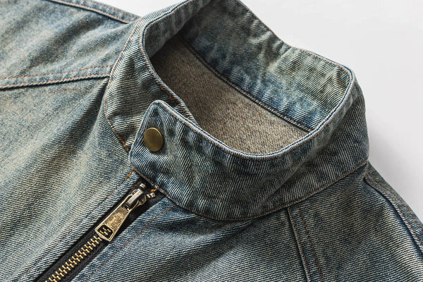 Workshop Mosaic Western Denim Jacket alternatif görünüm