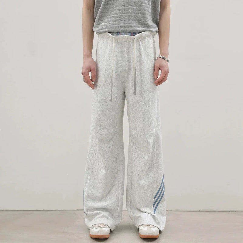 Cord Elastic Casual Sport Trousers