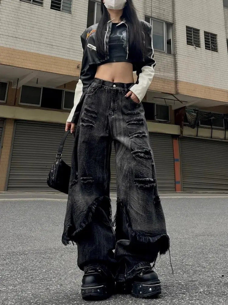 Heritage Metro Sleek Waif Torn Denim