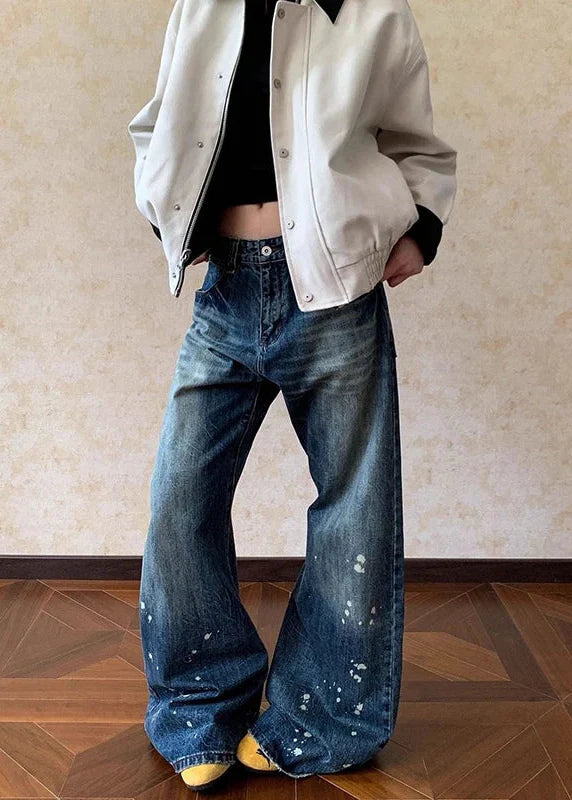 Classic 2000s Style Rinse Boyfriend Denim