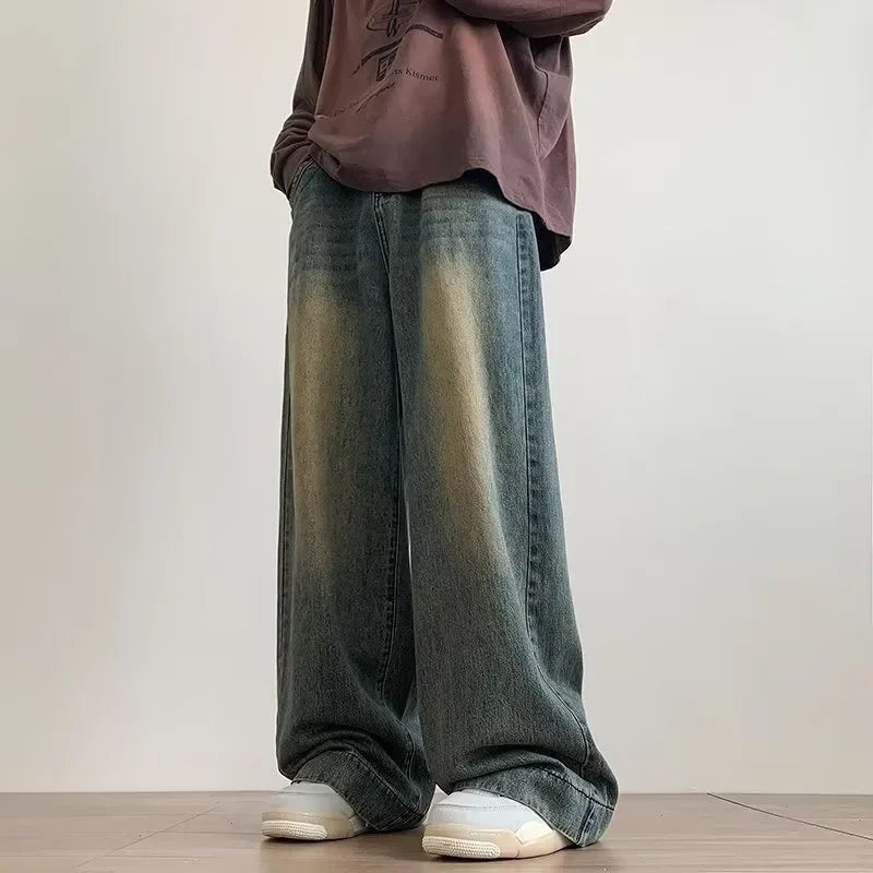Heritage Blue Wide Legged Denim