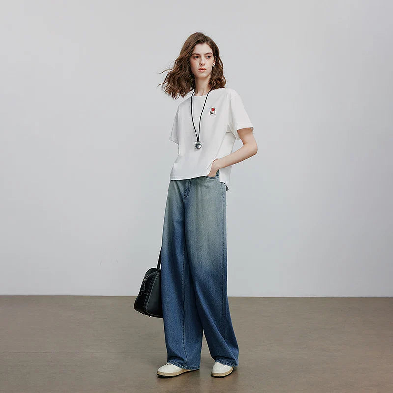 Chic Blue Summer Bell Leg Denim