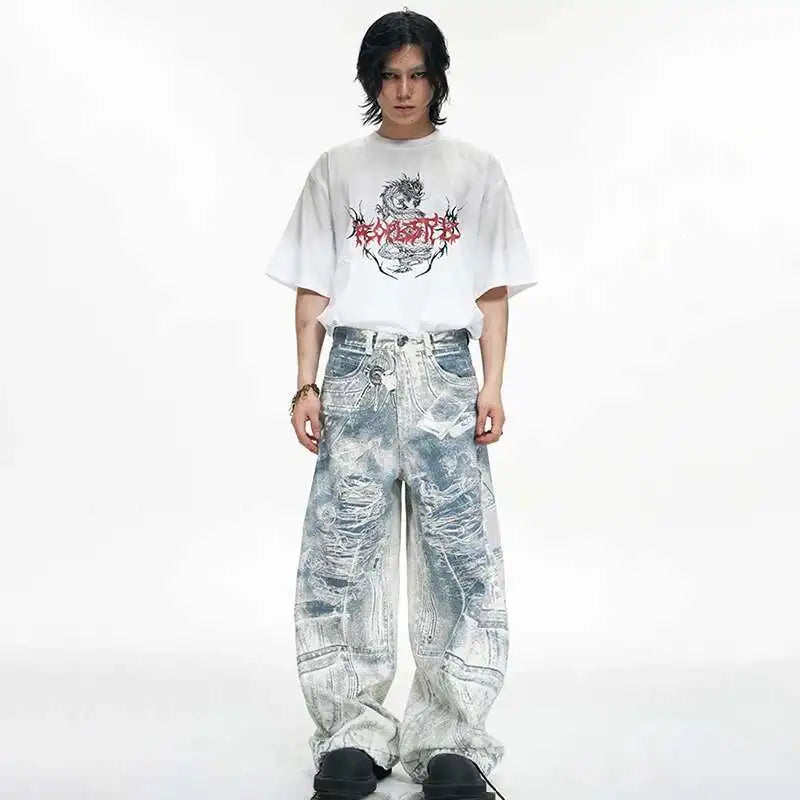 Luxury Heritage 3D Printed Designer Denim