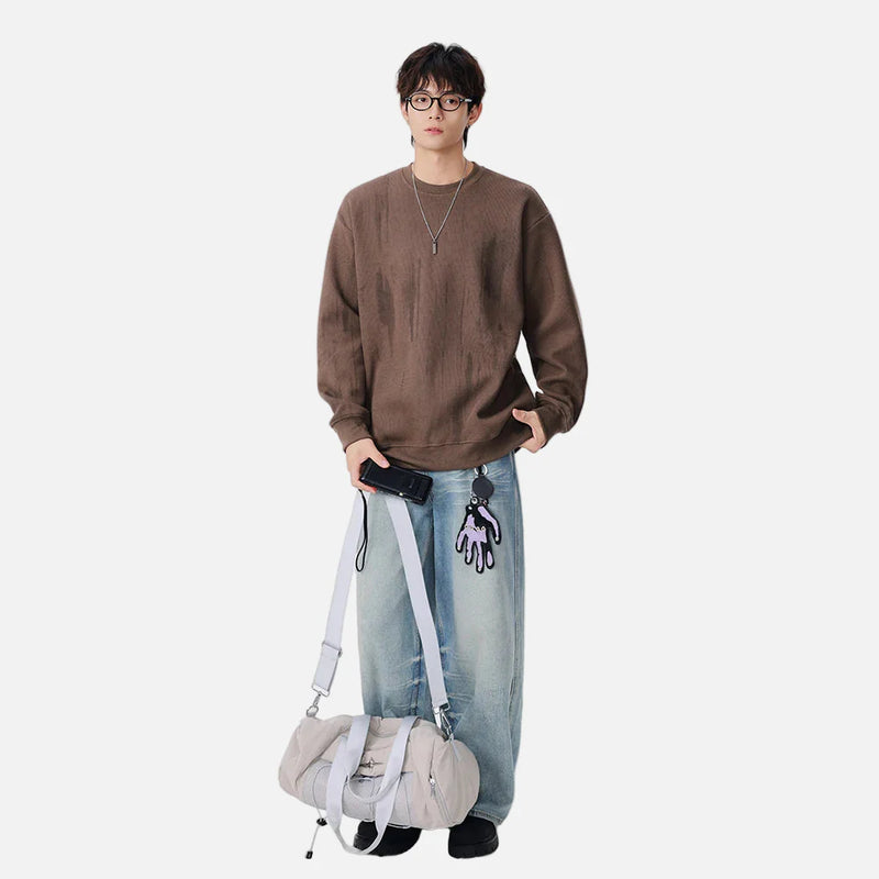 Raw Edge Street Crewneck