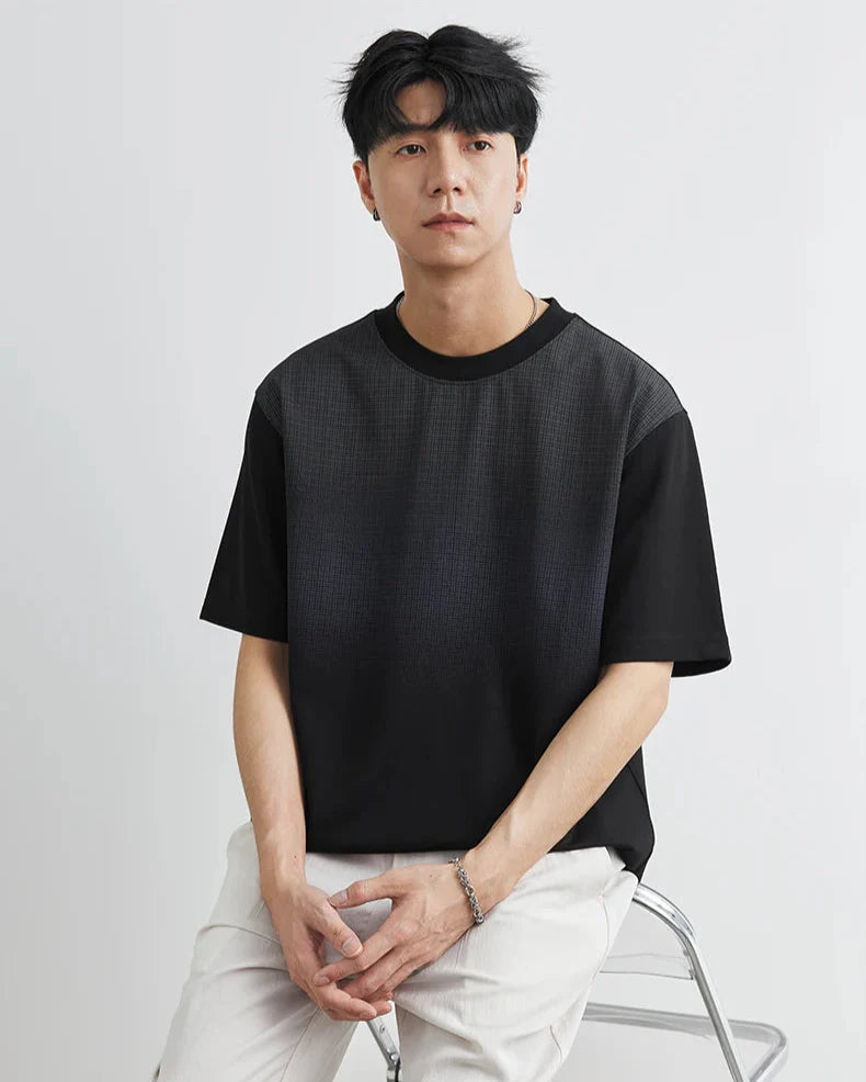 Men's Chilled Gradient Color Relaxed Fit Short T-Shirt