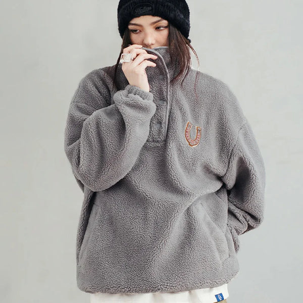 Polar Half-Button Cozy Top
