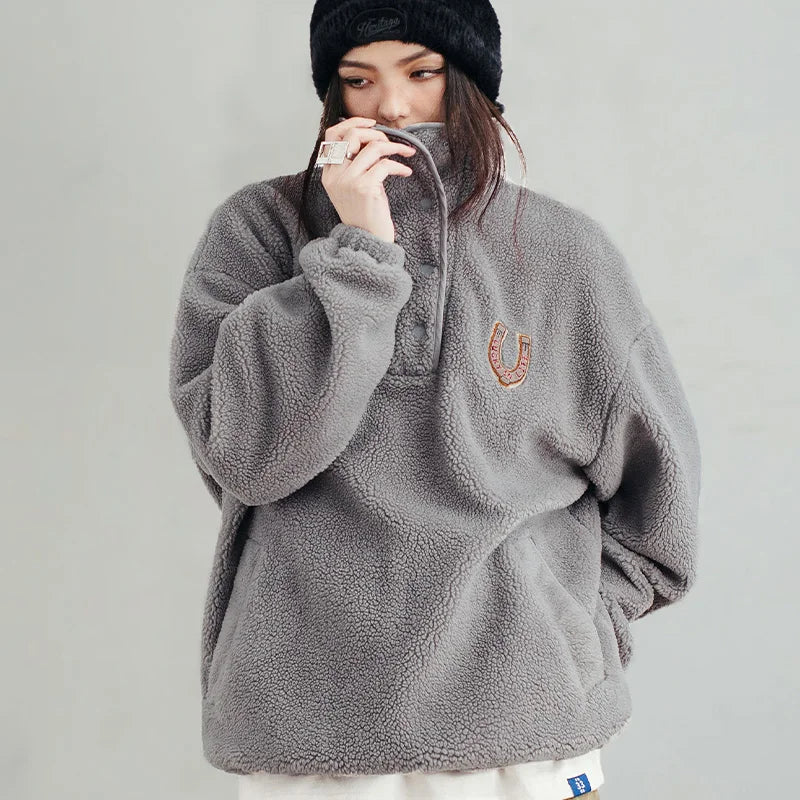 Polar Half-Button Cozy Top