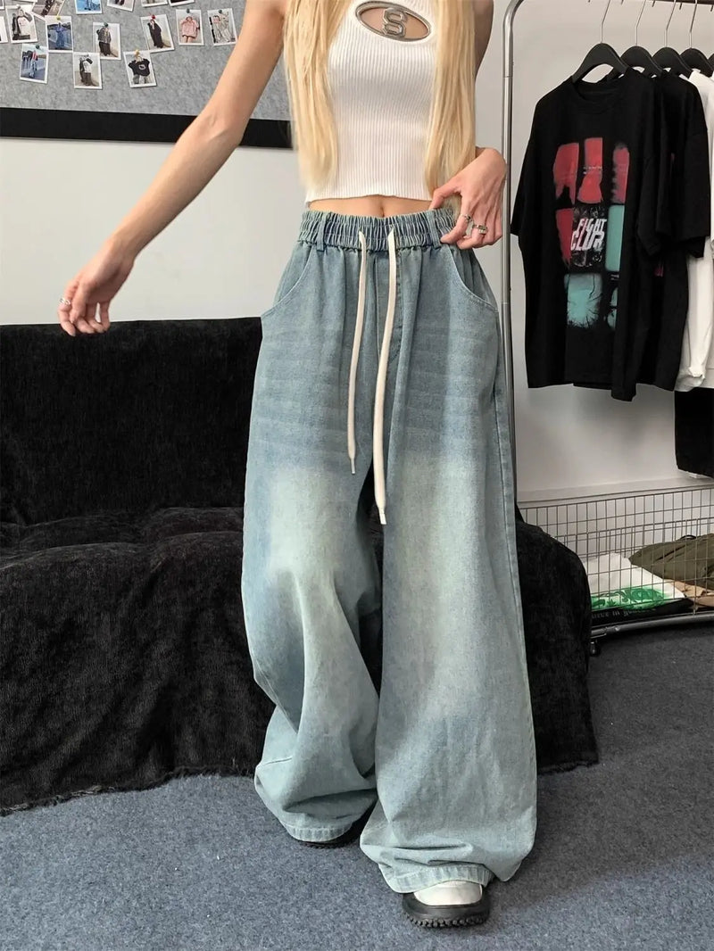 Women Elastic Classic Bell Leg Denim