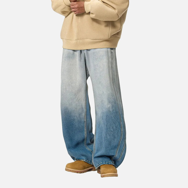 Metro Torn Relaxed Bell Leg Denim