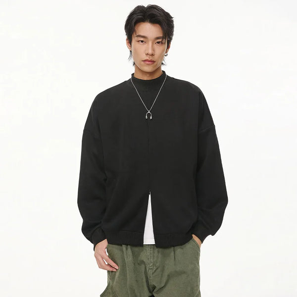 Sleek Zip Casual Street Top