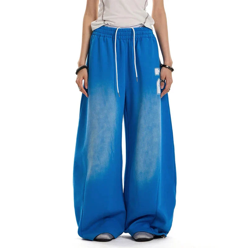 Y2K Wide Leg Jogger, önden görünüm — Navra Wear