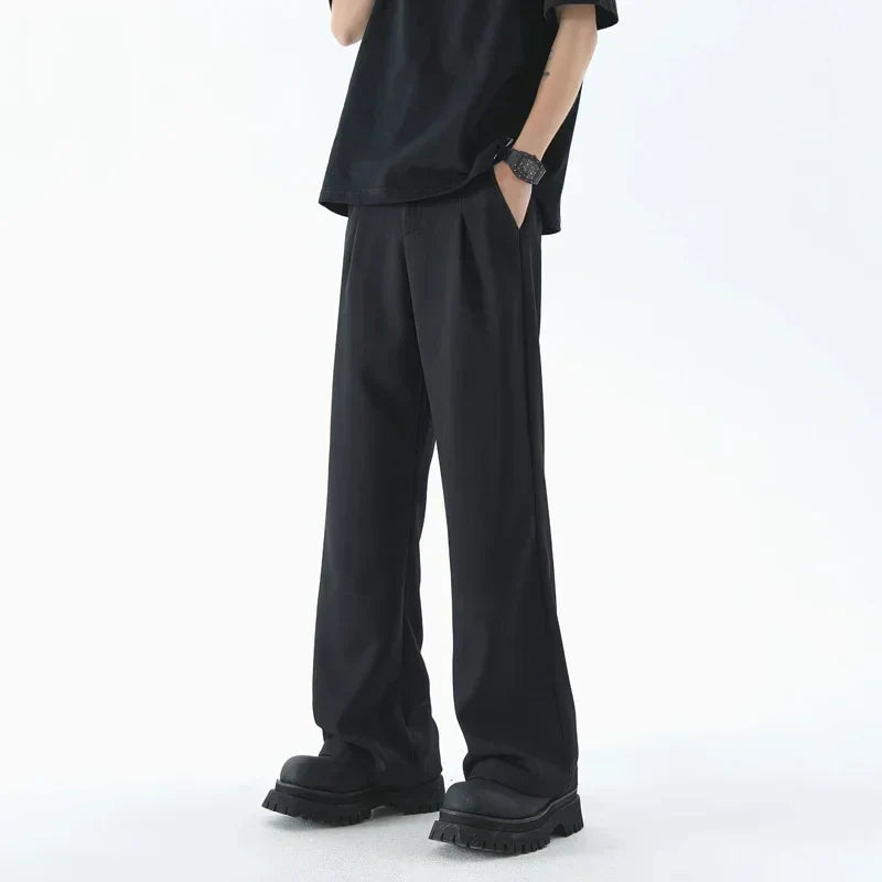 Bold Black Wide-Leg