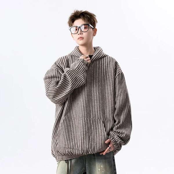 Cool Trendy Urban Beat Striped Sweatshirt