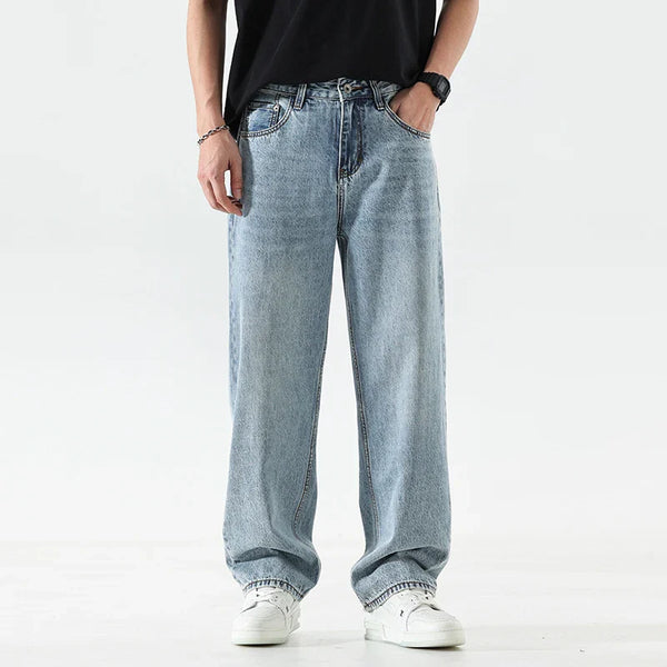 Wardrobe Staple Light Blue Easy Cut Wide Denim