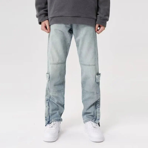 2000s Metro Heritage Cyber Blue Relaxed Denim