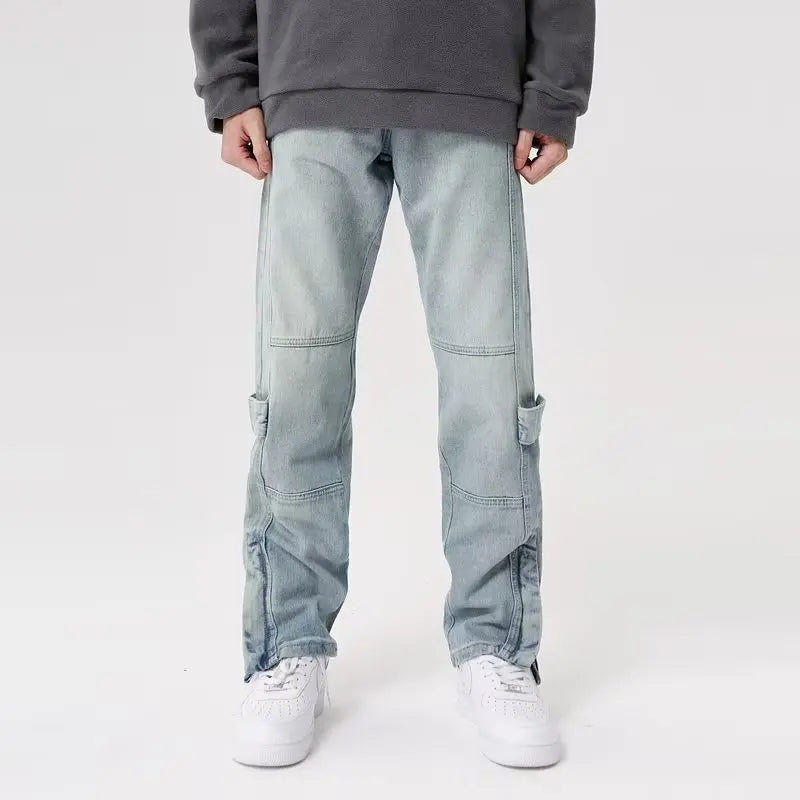 2000s Metro Heritage Cyber Blue Relaxed Denim