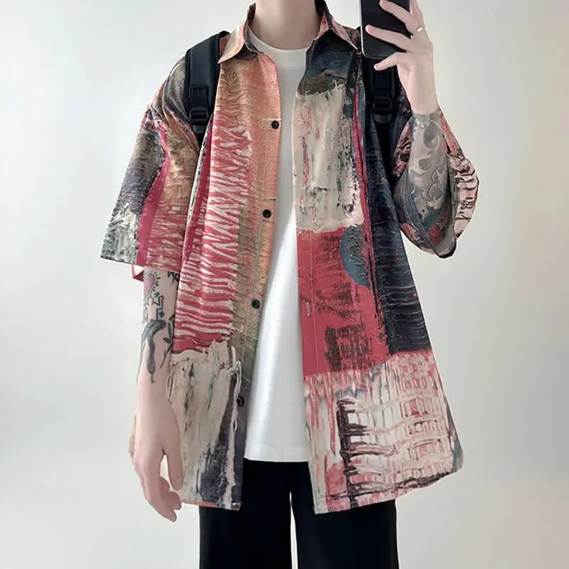 Fresh Color Cool Casual Button-Down