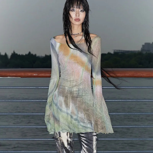 Trashy New-Millennium Tie Dye Mesh T-Shirt