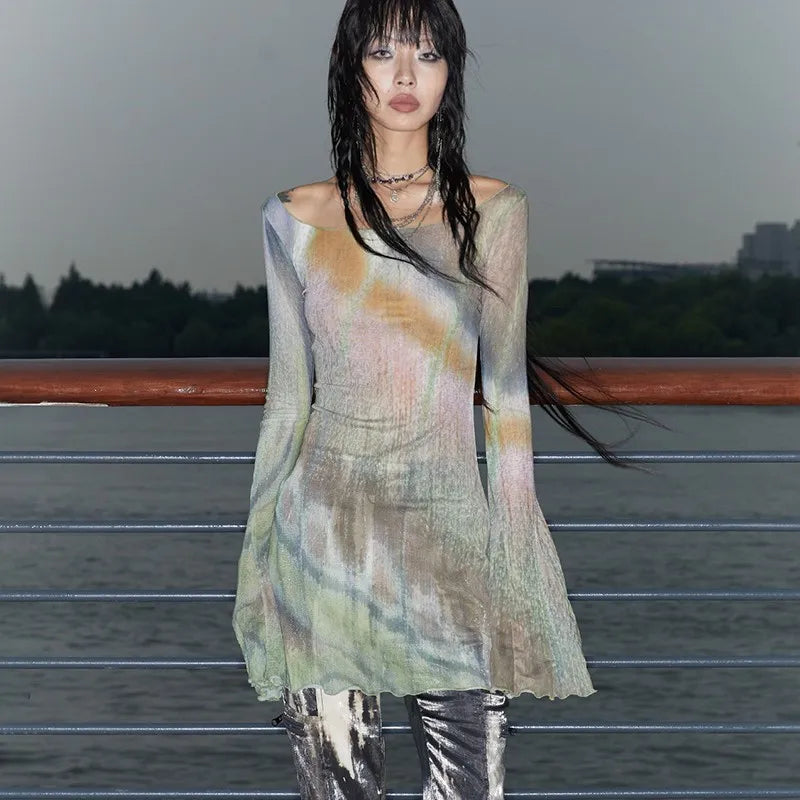 Trashy New-Millennium Tie Dye Mesh T-Shirt