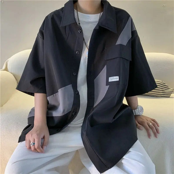Tokyo Contrast Casual Versatile Top