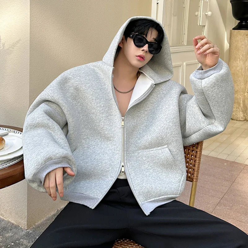Solid Lantern Sleeve Sweatshirt