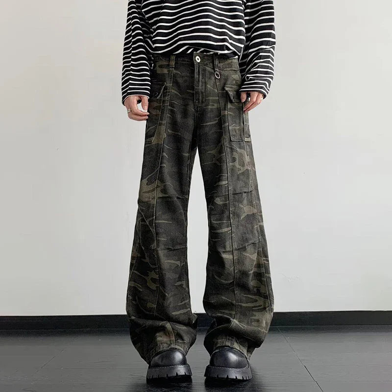 Men Woodland Casual Field Pants