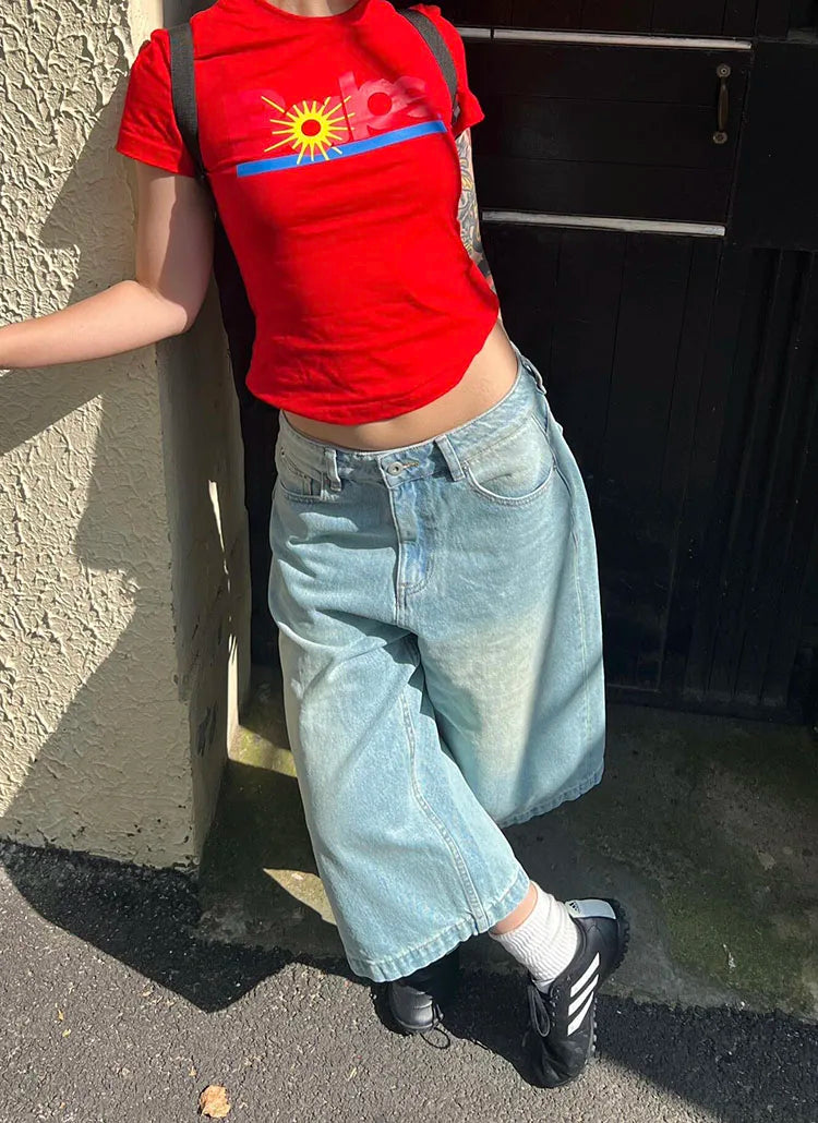 2000s Heritage Western Style Denim Shorts