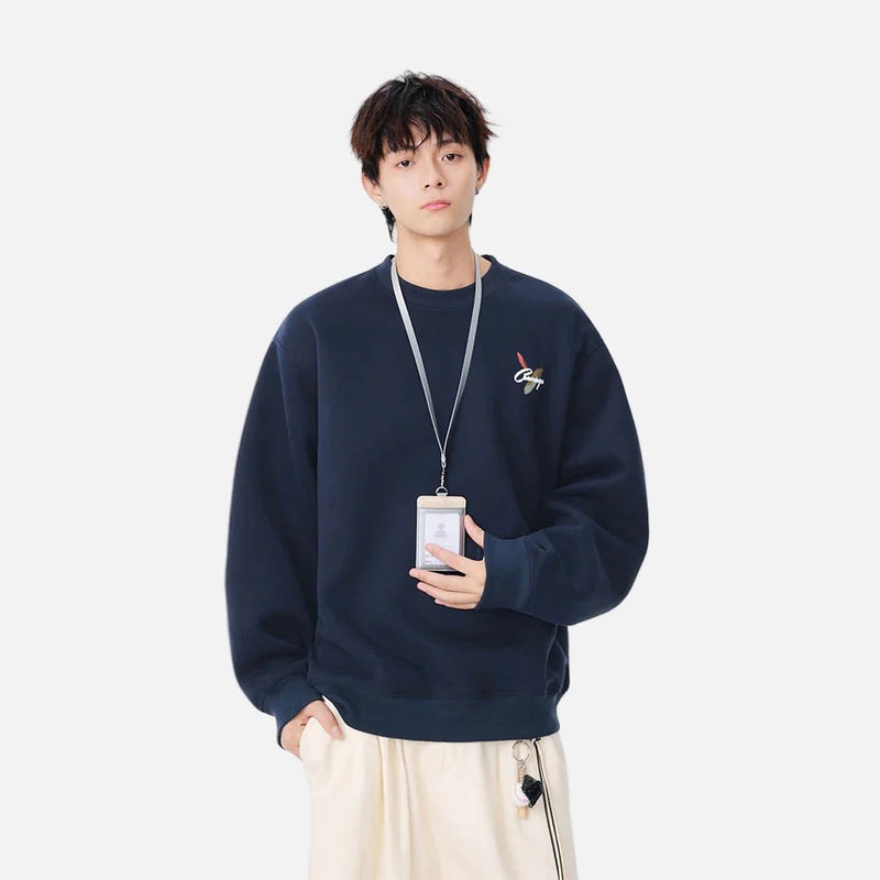 Feather Script Soft Sweatshirt