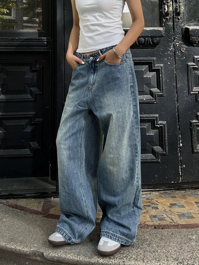 Heritage Rinse Blue Bell Leg Denim