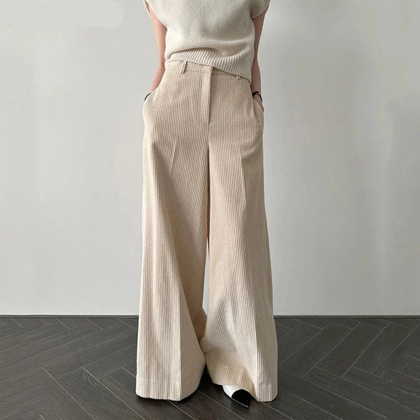 Comfort Cord Wide-Leg