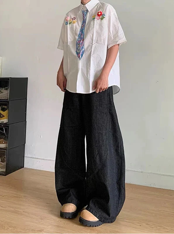 Grid Stitch American Vintage Shirt
