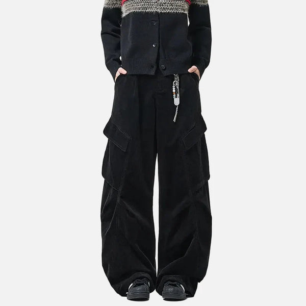 2000s Solid Relaxed Street Pants