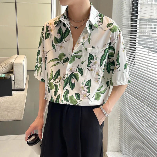 Floral Vintage Hawaiian Casual Shirt
