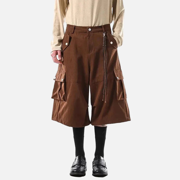 Timeless Western Cotton Field Utility Denim Shorts