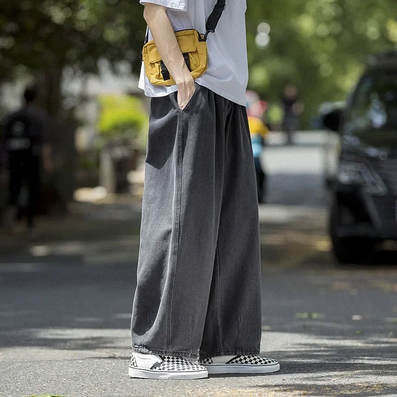 Düz Kesim Jean Pantolon, önden görünüm — Navra Wear