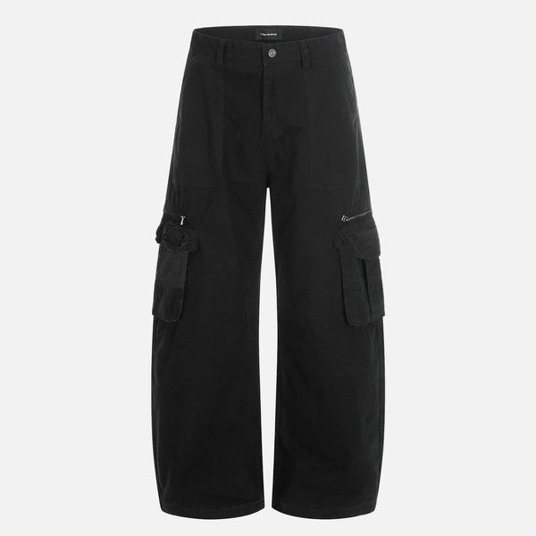 Classic Solid Wide Leg Street Pants