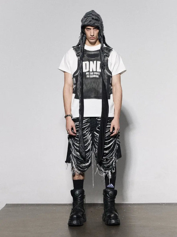Metro 2000s Heritage High-Rise Black Denim Shorts