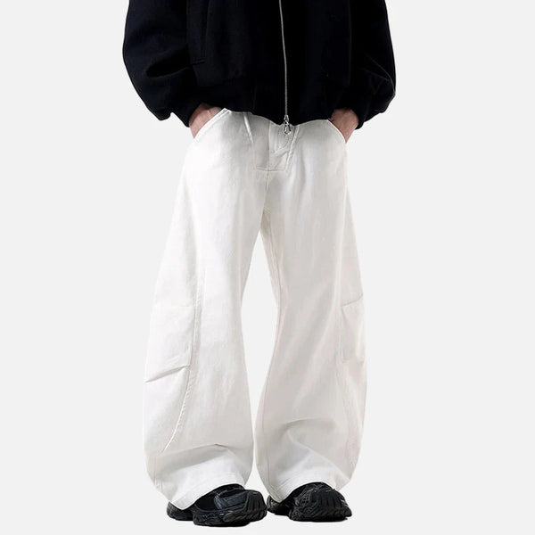 Western Pintuck Design Bell Leg Denim