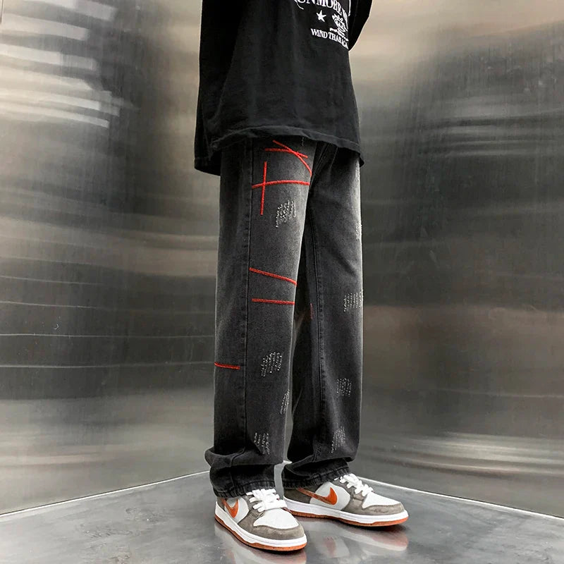 Relaxed Classic Heritage Stitched Wide Denim