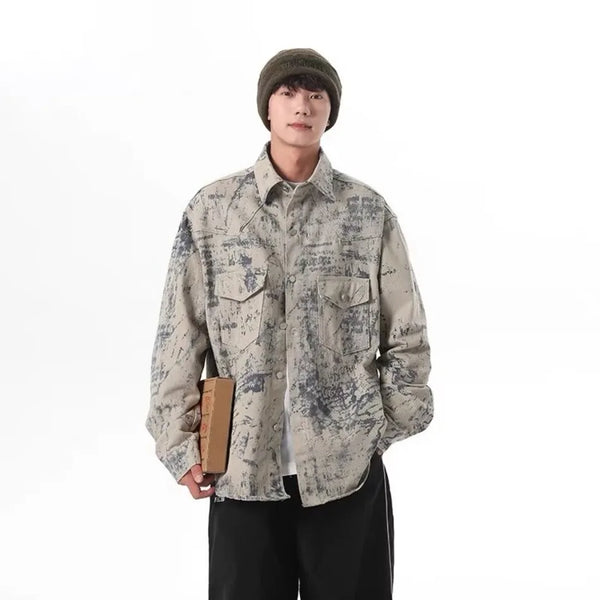 Apex Western City-Ready Batik Denim Jacket
