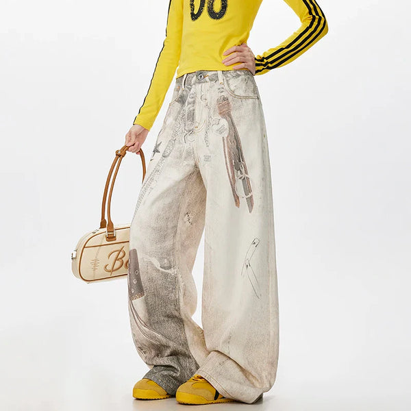 Original Laidback Look Classic Tube Bell Leg Denim
