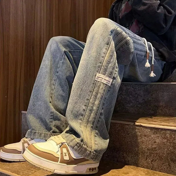 Classic Urban Beat Side Stripe Classic Leg Denim