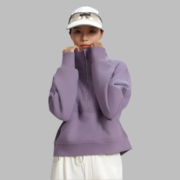 Cozy Fleece Half-Zip Top